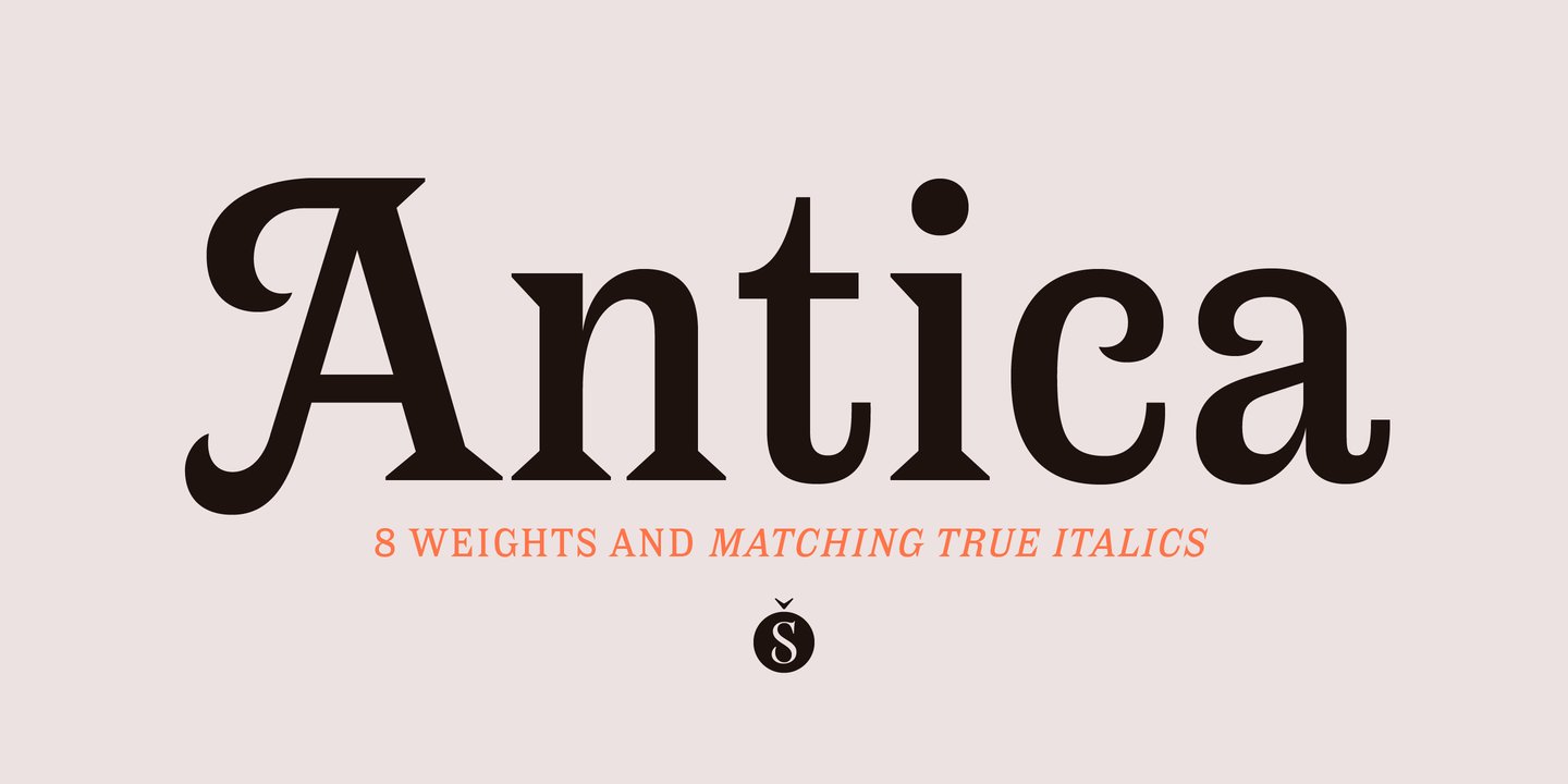 폰트 Antica